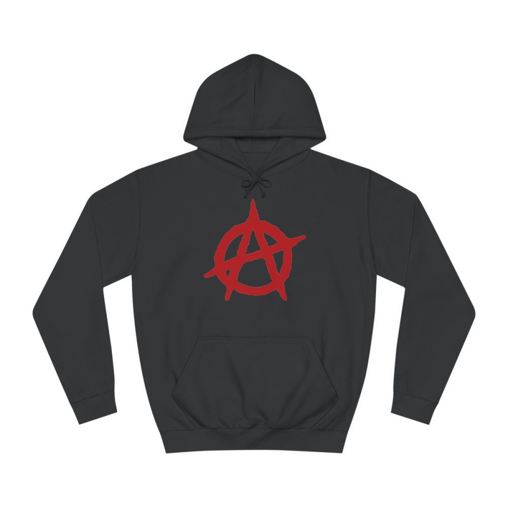 Anarchy Red Anarchist Symbol Unisex Mikina