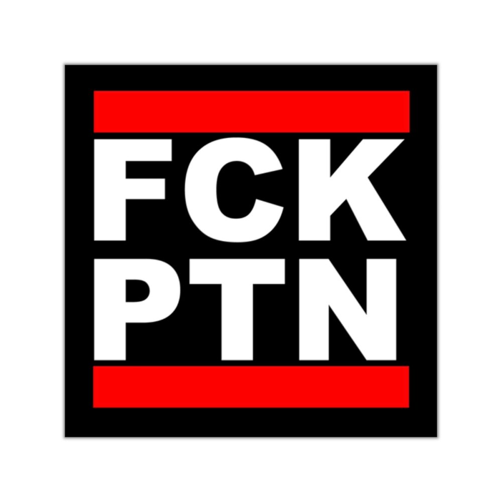 FCK PTN Fuck Putin vinylové samolepky