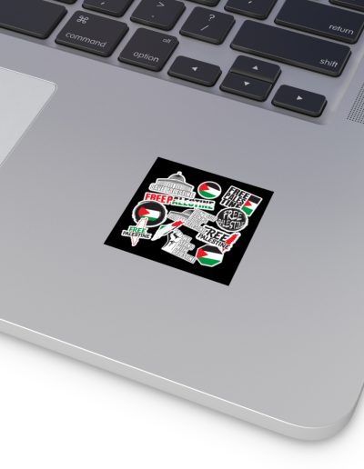 Free Palestine Stickers vinylové samolepky