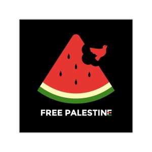 Free Palestine Watermelon vinylové samolepky