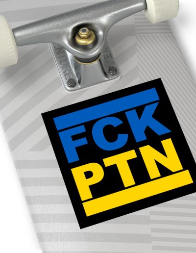 FCK PTN Fuck Putin vinylové samolepky