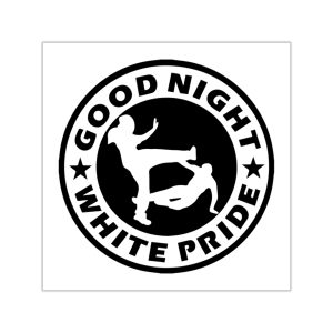 GNWP Good Night White Pride vinylové samolepky