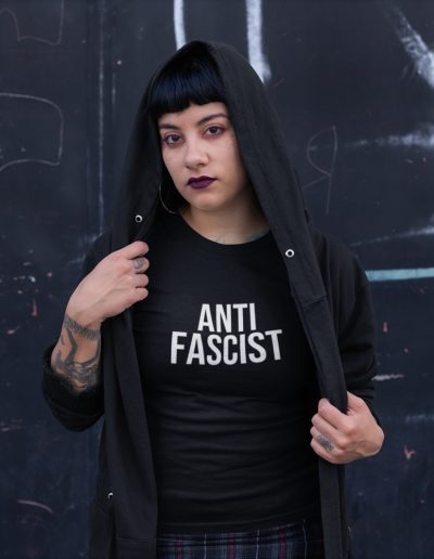 ANTIFASCIST Black & White Unisex Tričko