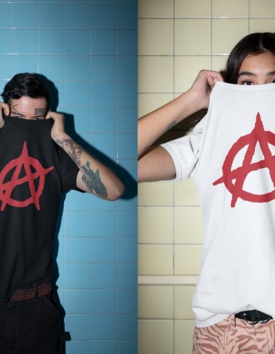 Anarchy Red Anarchist Symbol Unisex Tričko