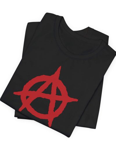 Anarchy Red Anarchist Symbol Unisex Tričko