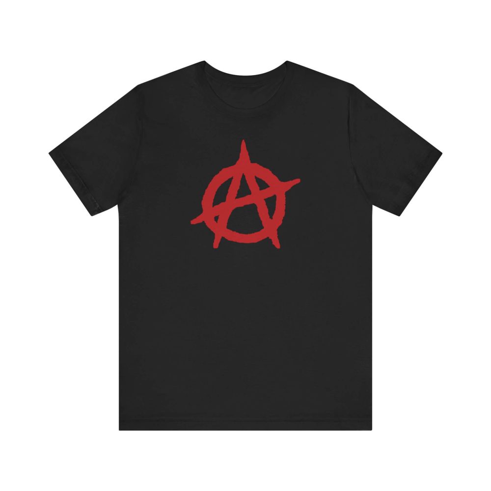 Anarchy Red Anarchist Symbol Unisex Tričko