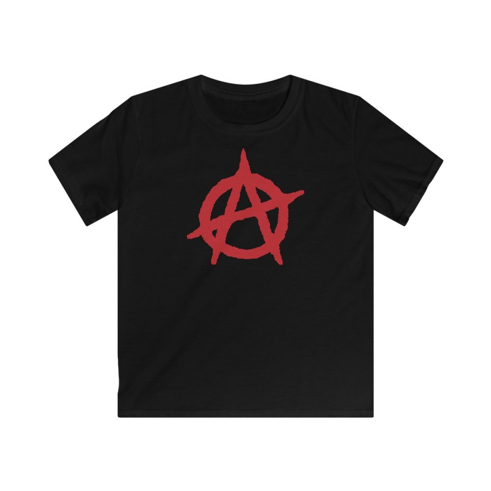 Anarchy Red Anarchist Symbol dětské tričko