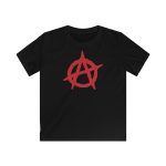 Anarchy Red Anarchist Symbol dětské tričko