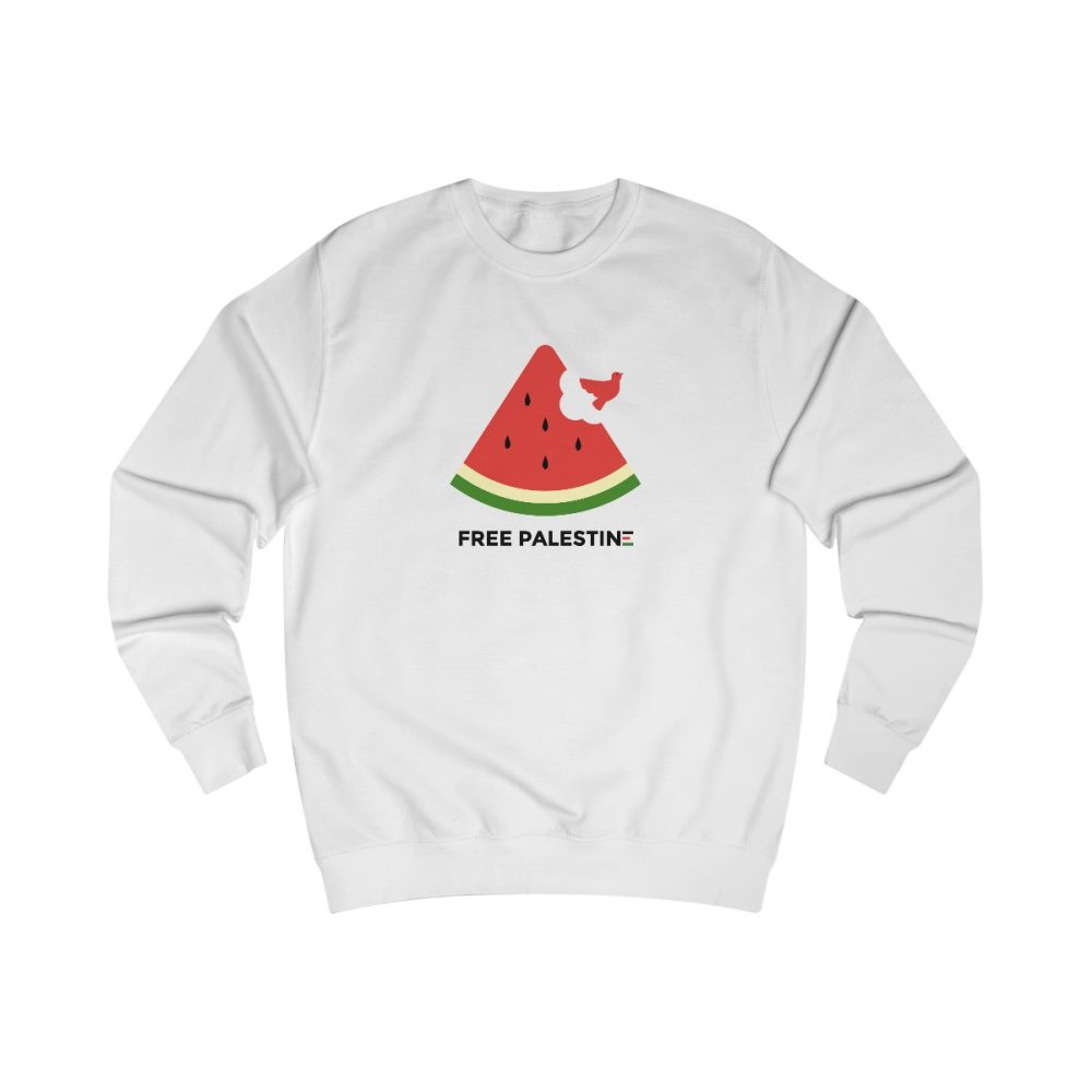 Free Palestine Watermelon unisex mikina bez kapuce