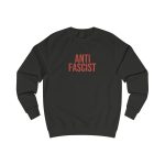 ANTIFASCIST unisex mikina bez kapuce