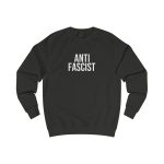 ANTIFASCIST unisex mikina bez kapuce