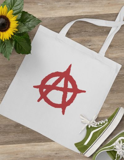 Anarchy Red Anarchist Symbol taška