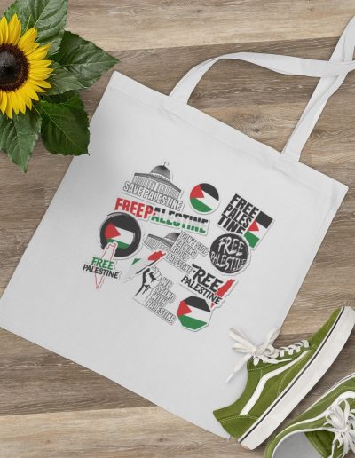 Free Palestine Stickers taška