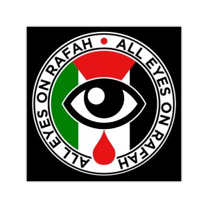 All Eyes On Rafah vinylové samolepky