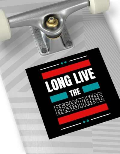 Long Live the Resistance vinylové samolepky