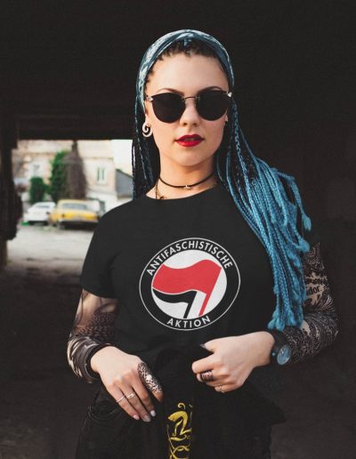 Antifa Antifaschistische Aktion dámské tričko