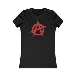 Anarchy Red Anarchist Symbol dámské tričko
