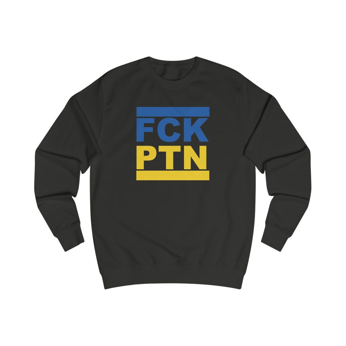 FCK PTN unisex mikina bez kapuce