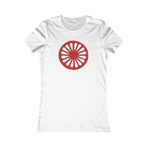 Romské kolo (červená čakra) dámské tričko