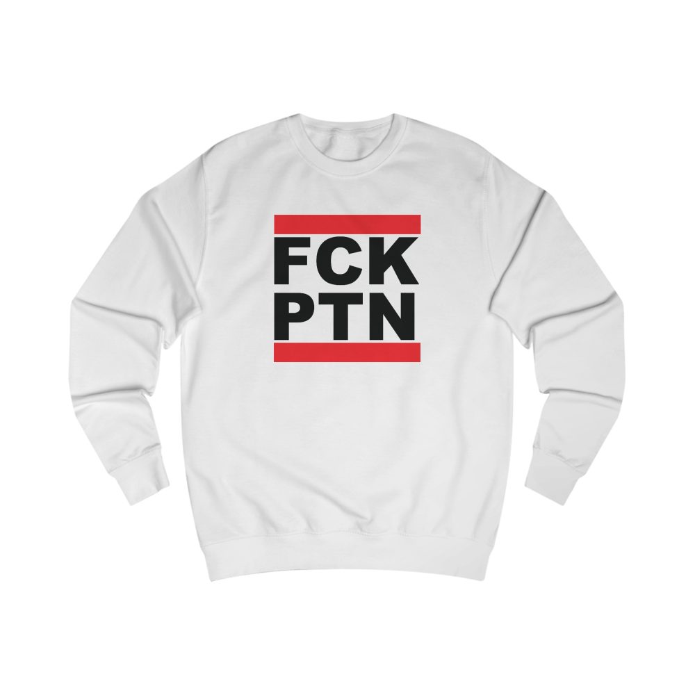 FCK PTN Fuck Putin unisex mikina bez kapuce