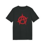 Anarchy Red unisex organické tričko