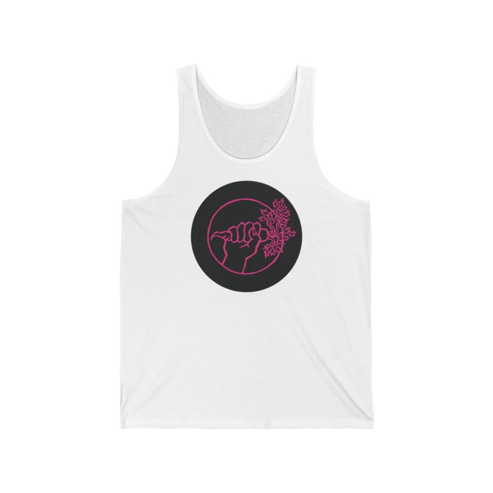 Food Not Bombs Black & Pink unisex tílko