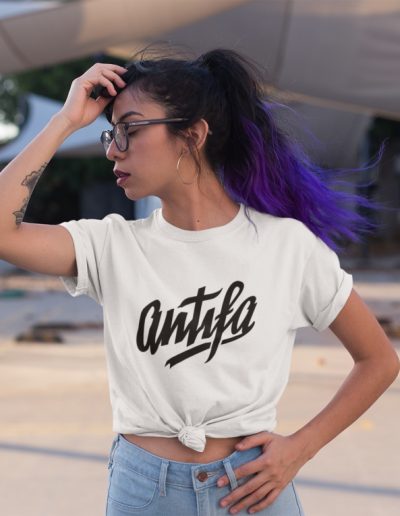 ANTIFA unisex organické tričko