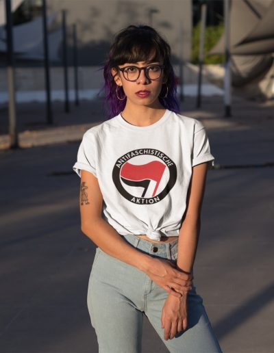 Antifa Antifaschistische Aktion unisex organické tričko