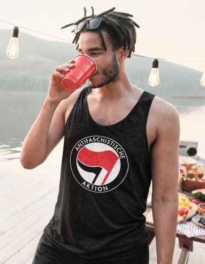 Antifa Antifaschistische Aktion unisex tílko