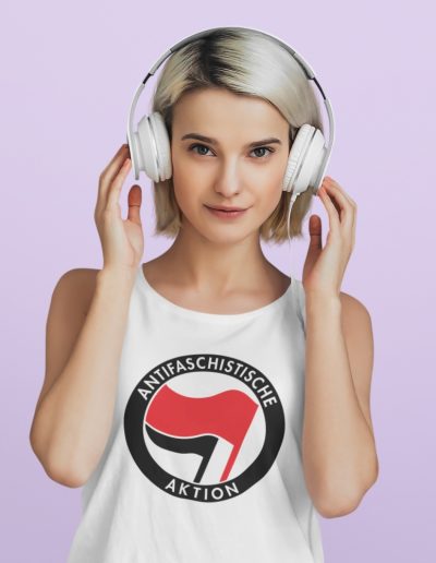 Antifa Antifaschistische Aktion unisex tílko