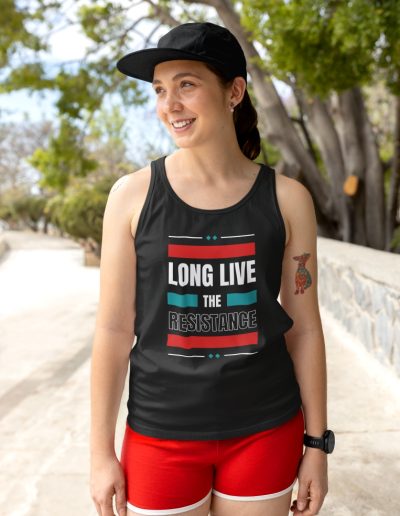 Long Live the Resistance unisex tílko