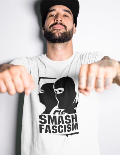 Smash Fascism unisex organické tričko