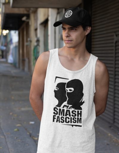 Smash Fascism unisex tílko