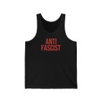 ANTIFASCIST red unisex tílko