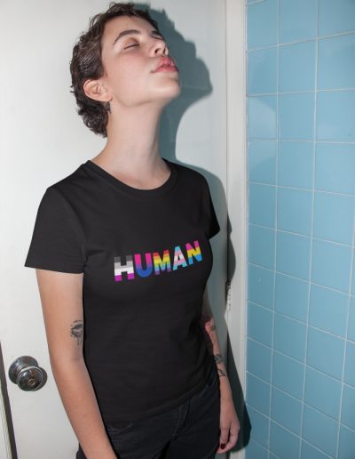 HUMAN LGBT+ dámské tričko