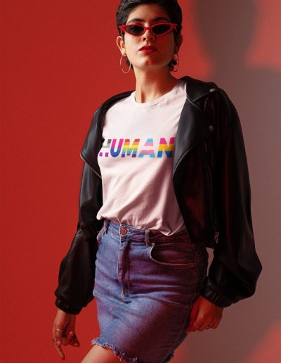 HUMAN LGBTQ+ unisex organické tričko