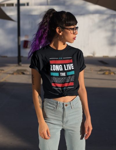 Long Live the Resistance unisex organické tričko