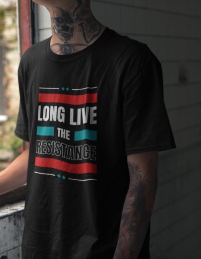 Long Live the Resistance unisex organické tričko