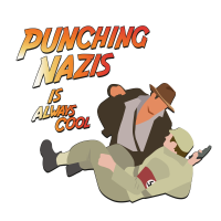 Punching Nazis is always cool