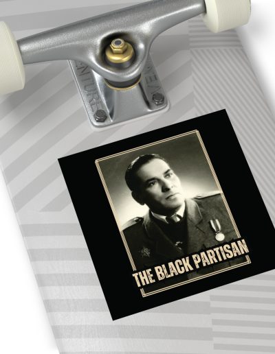 Josef Serinek (The Black Partisan) vinylové samolepky