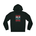 Long Live the Resistance organická unisex mikina s kapucí