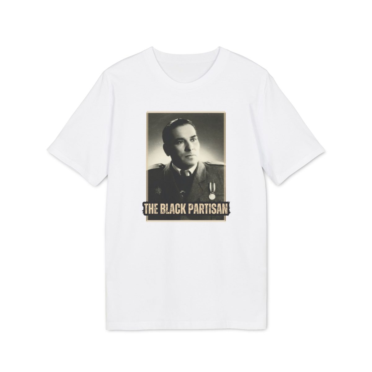 Josef Serinek (The Black Partisan) unisex organické tričko