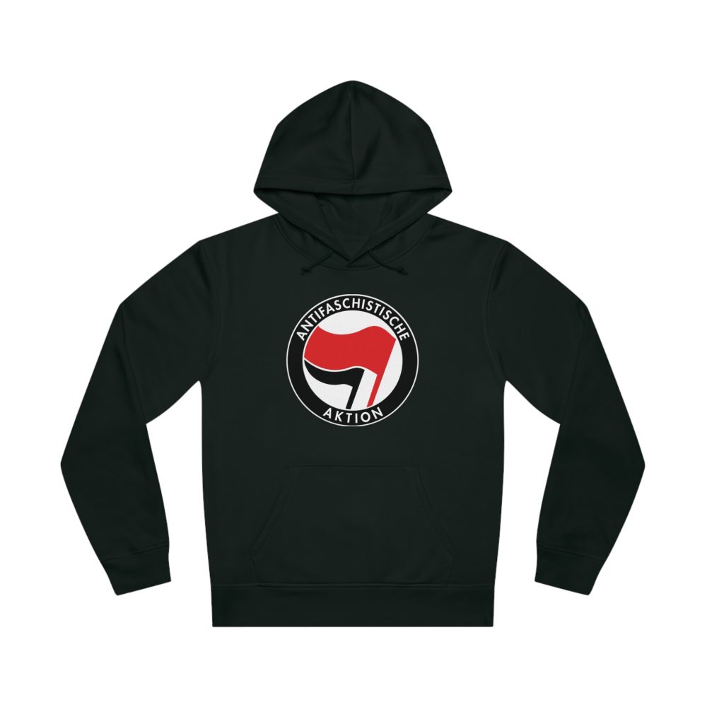 Antifa Antifaschistische Aktion organická unisex mikina s kapucí