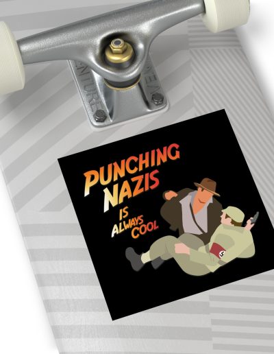 Punching Nazis is Always Cool vinylové samolepky