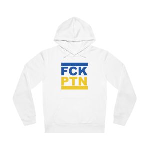 FCK PTN Fuck Putin organická unisex mikina s kapucí