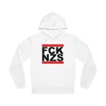 FCK NZS Black Font organická unisex mikina s kapucí