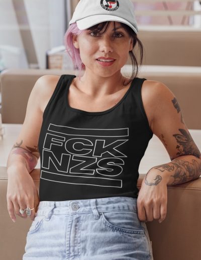 FCK NZS Outline unisex tílko