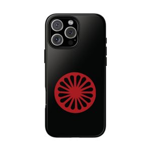 Romské kolo (červená čakra) iPhone kryt na mobil