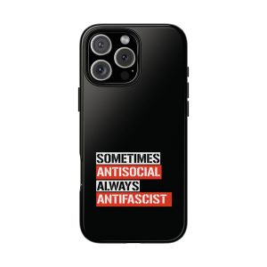 Sometimes Antisocial Always Antifascist iPhone kryt na mobil