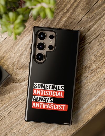 Sometimes Antisocial Always Antifascist Samsung kryt na mobil